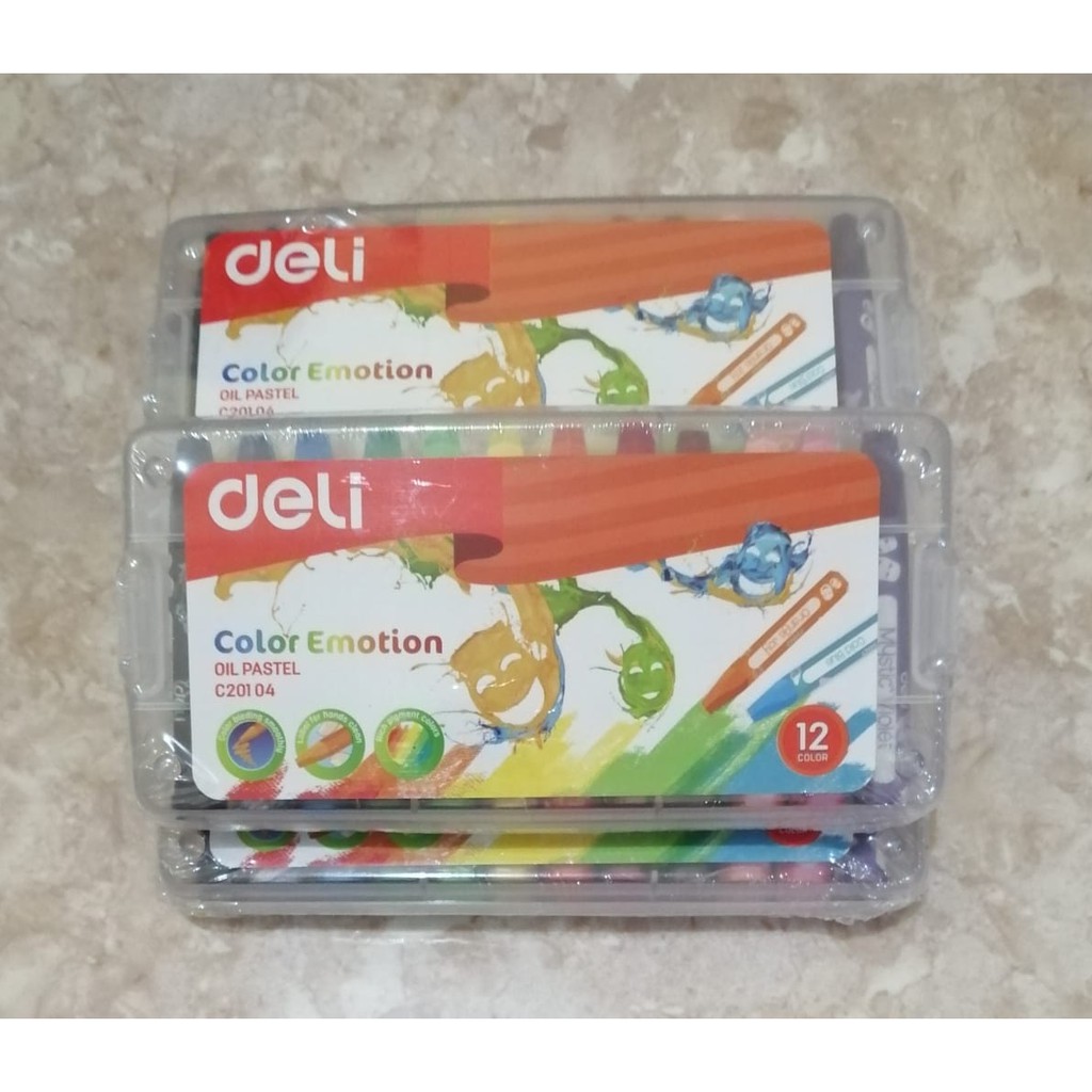 

Deli Crayon Oil Pastel 12 Color C20104