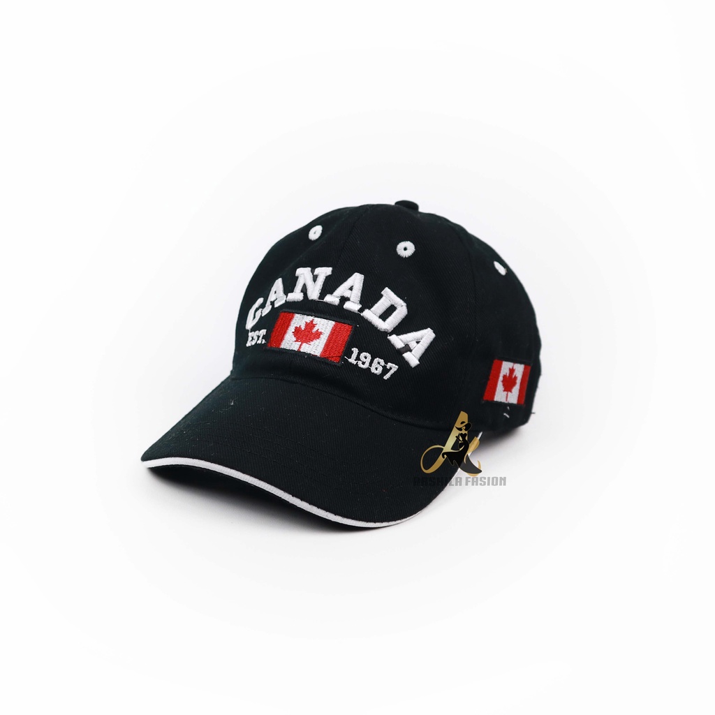 Topi Pria Baseball Dewasa Bordir Nama Negara Rafel Daimaru