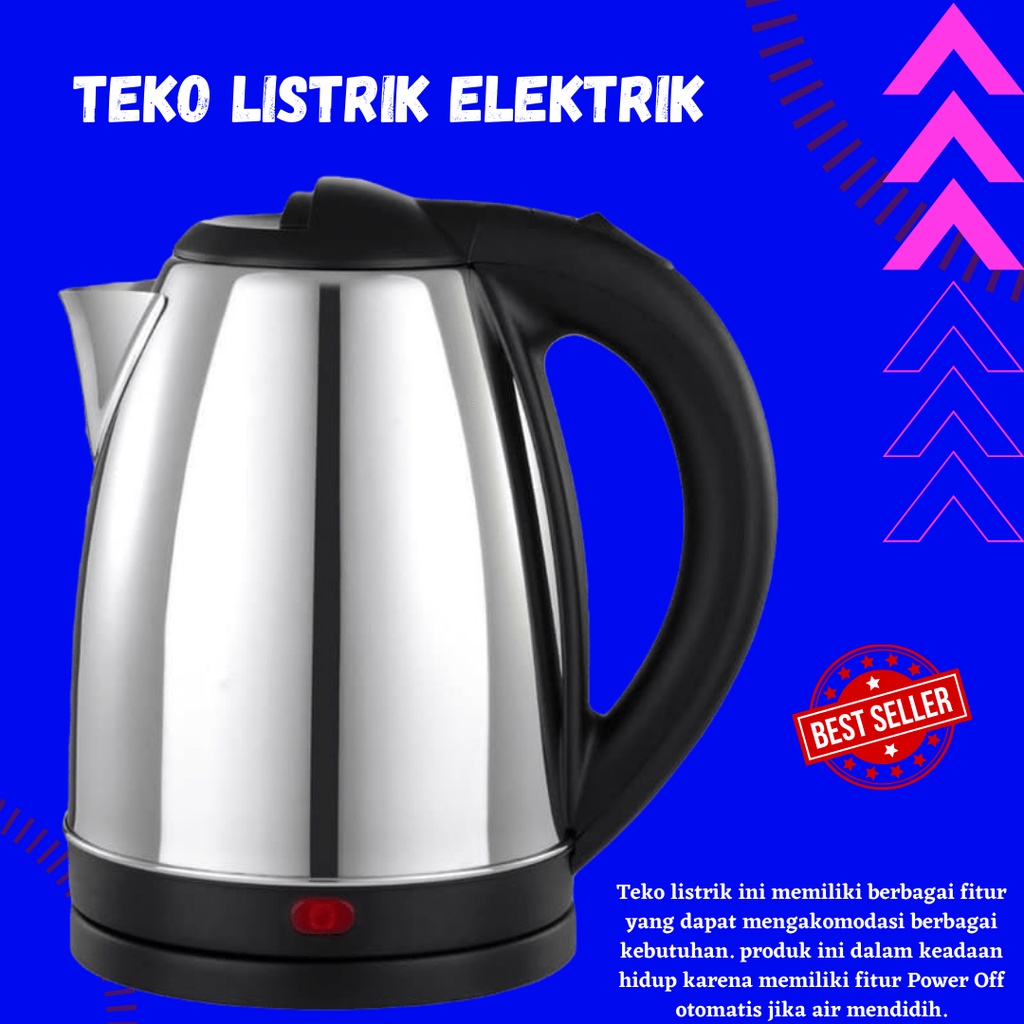 [ORIGINAL BISA COD] TEKO LISTRIK ELEKTRIK / PEMANAS AIR SERBAGUNA / PEMANAS AIR KETTLE LISTRIK CERET