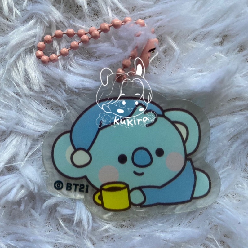 GANTUNGAN KUNCI BTS BT21 BABY RJ KOYA COOKY TATA MANG SHOOKY CHIMMY CUTE KEYCHAIN