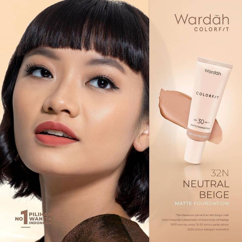 Wardah Colorfit Matte Foundation SPF30 PA +++ 25ml