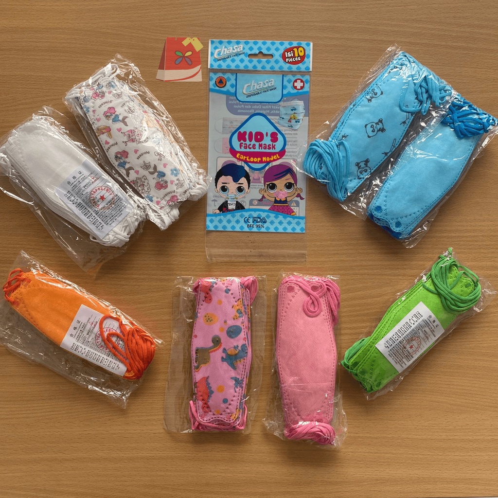 Masker ANAK KF94 Chasa isi 10 pcs