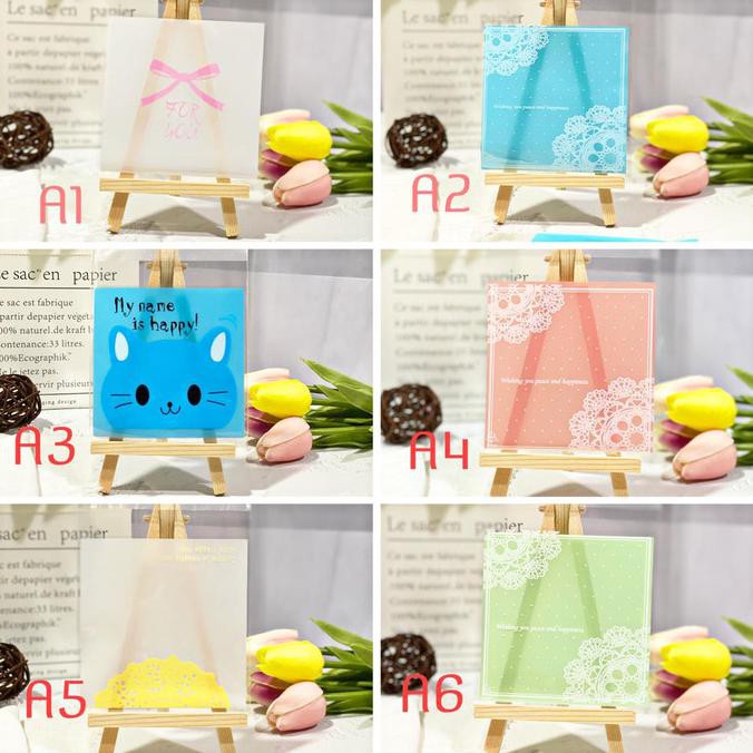 

Best Seller] Plastik Packing Cookies Kemasan Unik Lucu 10X10Cm Bungkus Kue