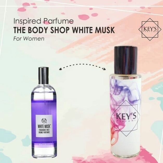 The Body Shop White Musk Body Mist by Key's Parfume (30ml)
