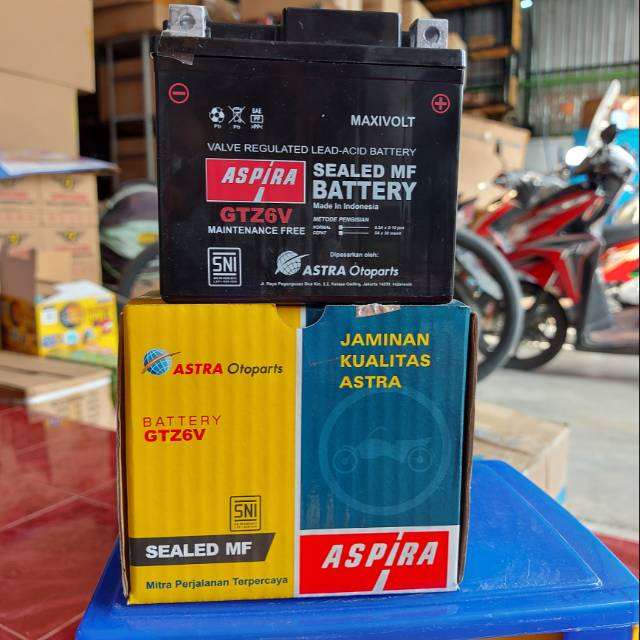 AKI/ACCU GTZ6V ASPIRA