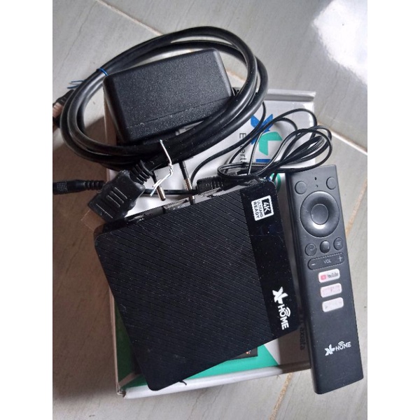 STB XL HOME AKARI AX51 SIAP PAKAI FULL SET REMOTE PUDAR SUPPORT NETFLIX TV, PLAY STORE DLL