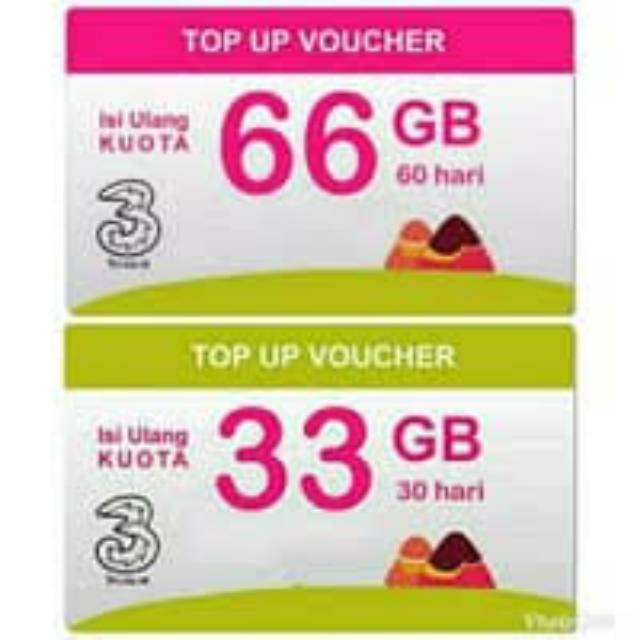 Tri 33GB & 66GB murah
