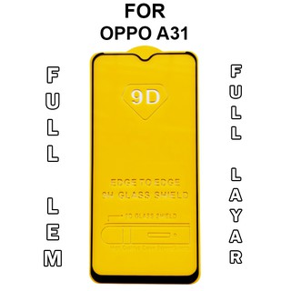 TEMPERED GLASS 5D Oppo A31 anti gores full cover pelindung