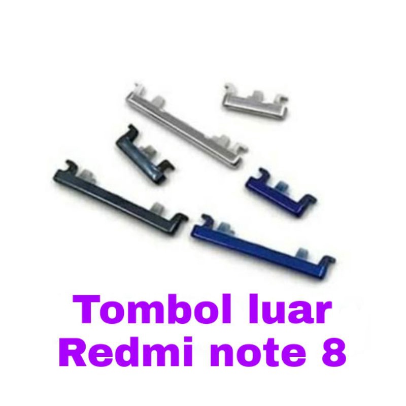 TOMBOL LUAR POWER ON OFF VOLUM VOLUME REDMI NOTE 8