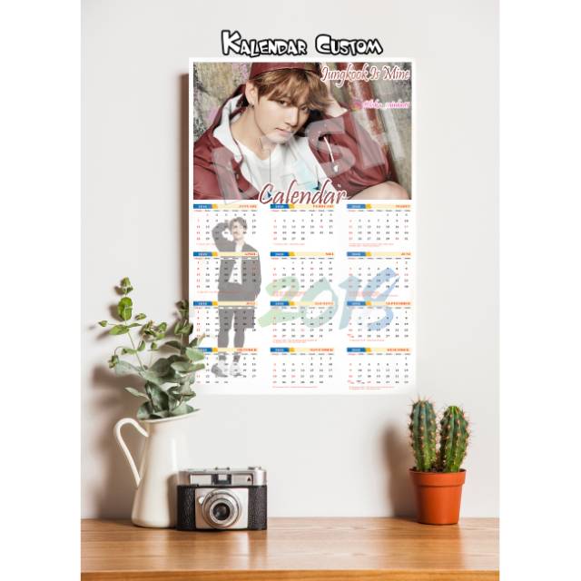 Kalender KPOP Custom Tahun 2023