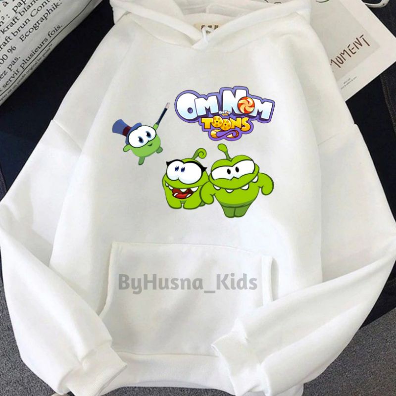 JAKET JACKET HOODIE SWEATER ANAK OM NOM TOONS BAJU KAOS ANAK OMNOM OM NOM  BAHAN PREMIUM