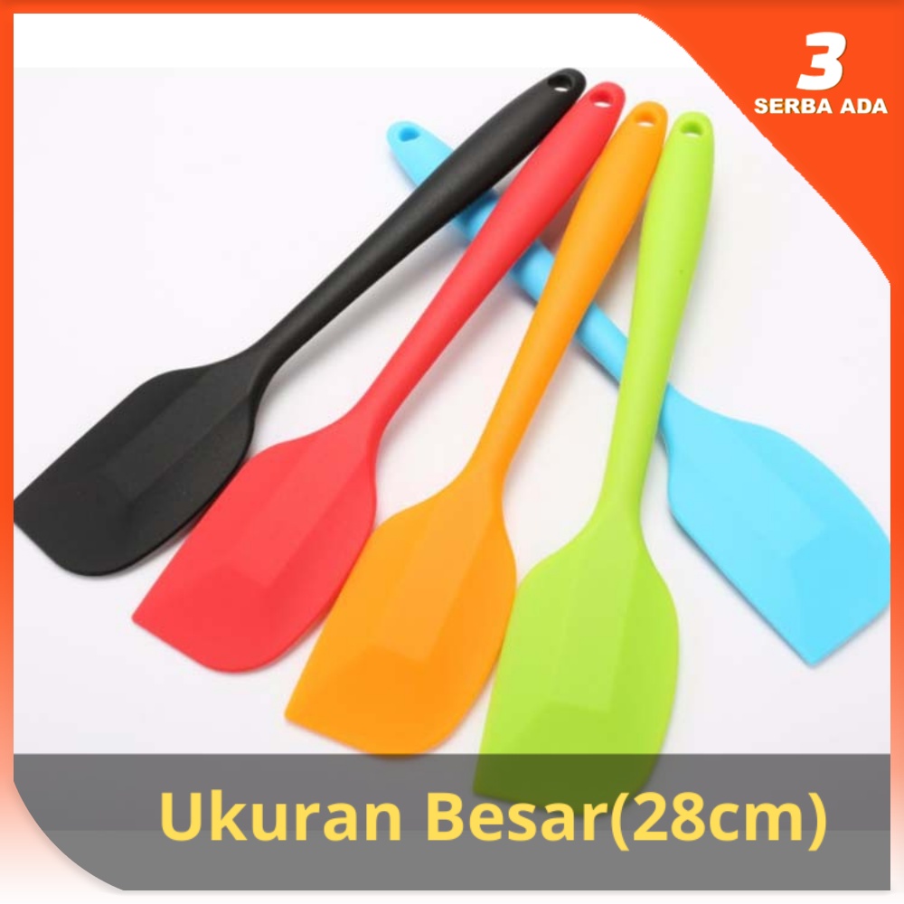 Spatula Silicon Tahan panas Ukuran Besar / Spatula Silikon Tahan Panas / Spatula Masak / Spatula Kue