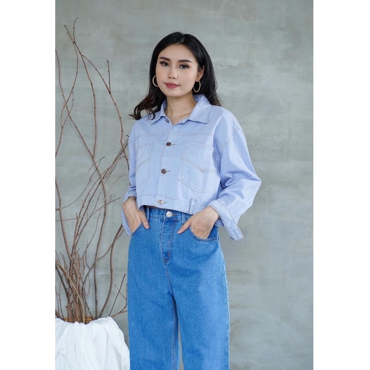 Crop Top Denim Jacket