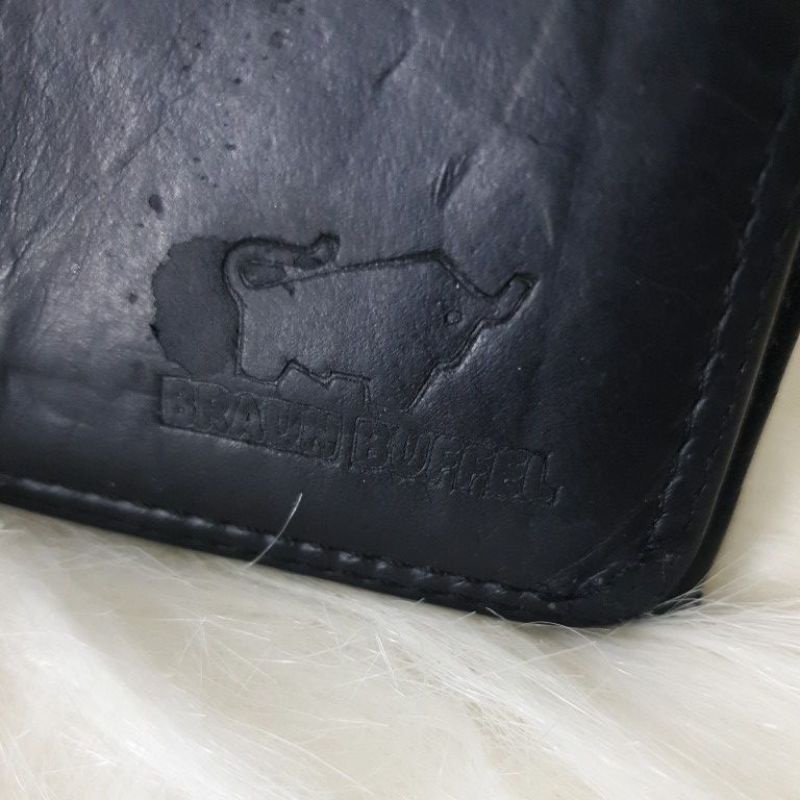 BRAUN BUFFEL DOMPET KULIT ORIGINAL PRELOVED