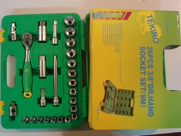 Tekiro Sock Set 3/8 (plastik) 26 Pcs / Socket Set