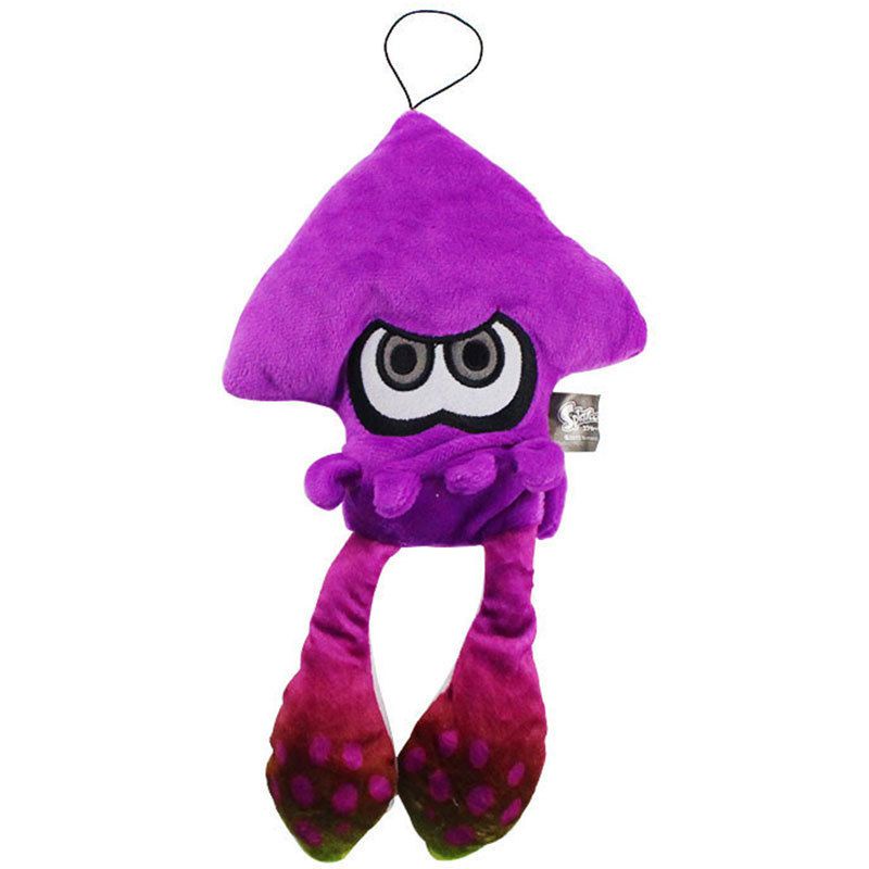 25cm/9.8in Splatoon Inkling Squid Plush Toy Soft Stuffed Animals Doll Pendant