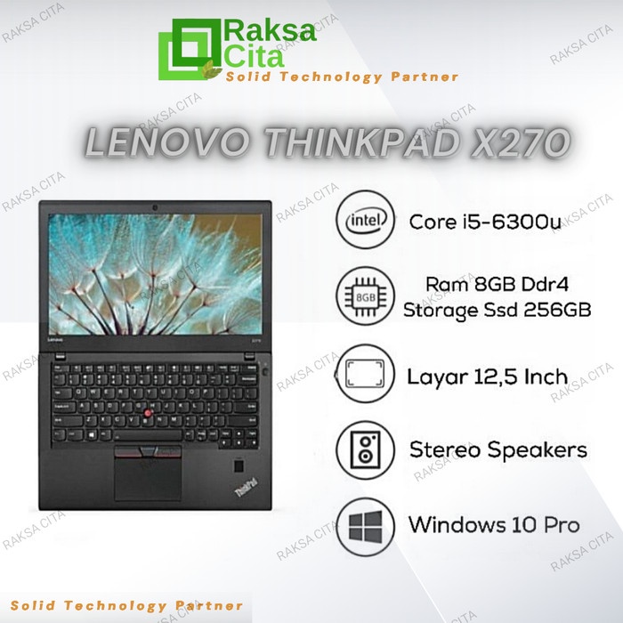 LENOVO THINKPAD X270, LENOVO X270, THINKPAD X270 8GB SSD 256GB