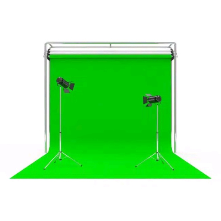 Termurah kain green screen hijau stabilo 100gsm backdrop kain background
