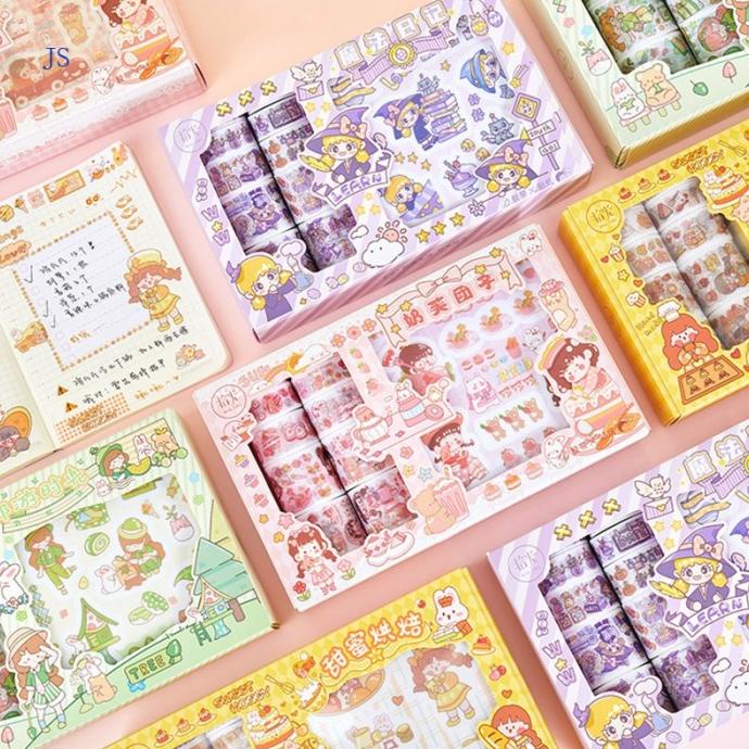 

VQ094 50 Pcs K Stiker Kertas i Untuk Dekorasi Alat Tulis Sekolah