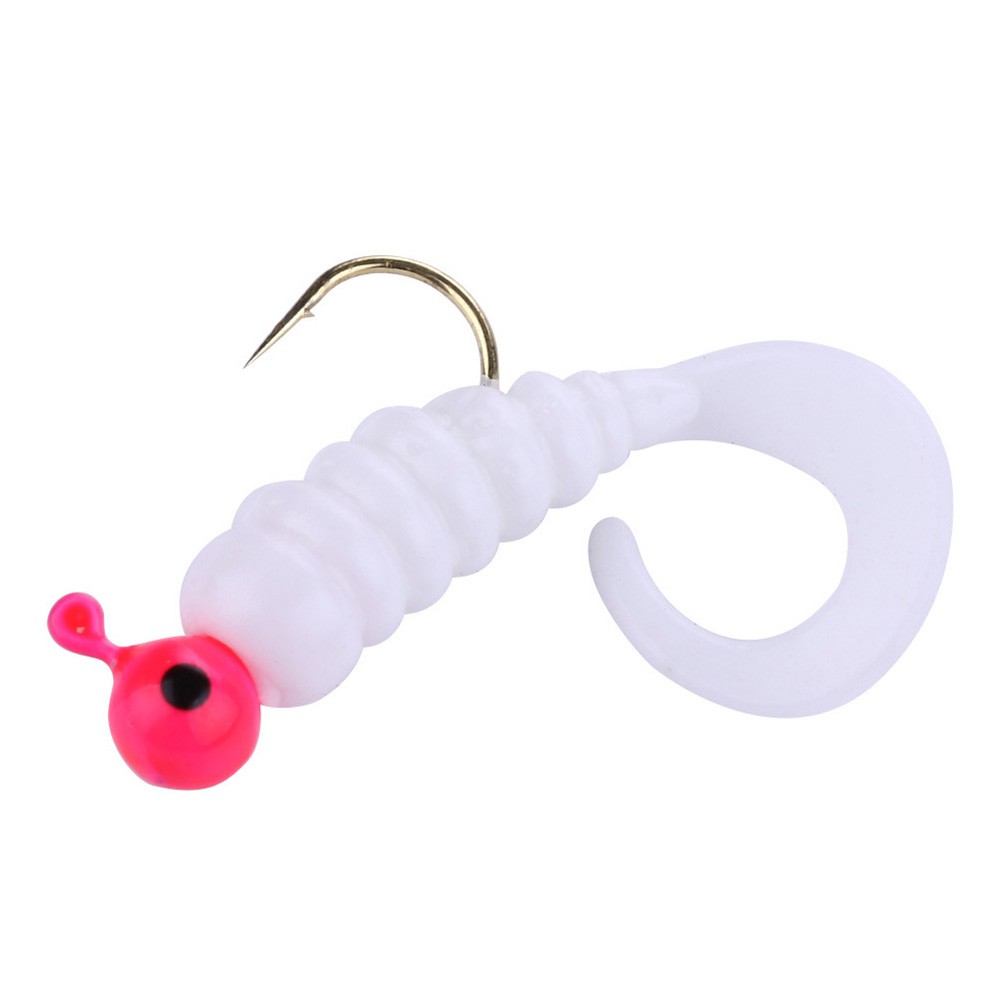 7pcs Umpan Pancing Bentuk Cumi-Cumi Dengan Kait Ukuran 3.7cm 1.75g