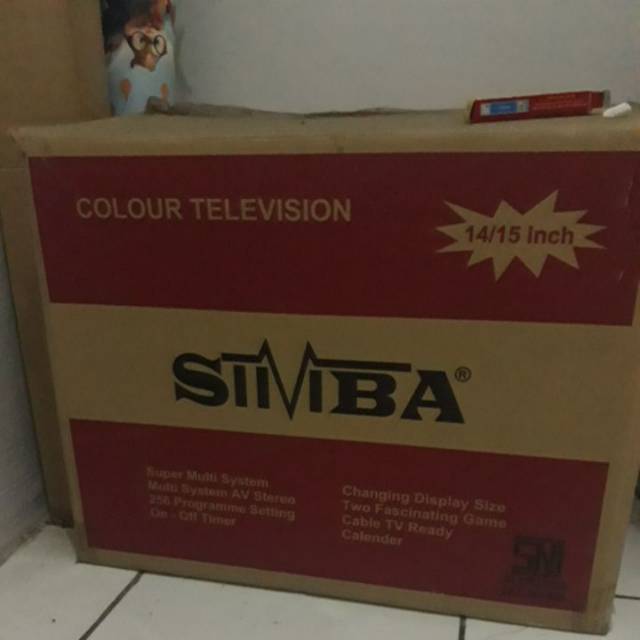 Tv tabung simba 14 inch