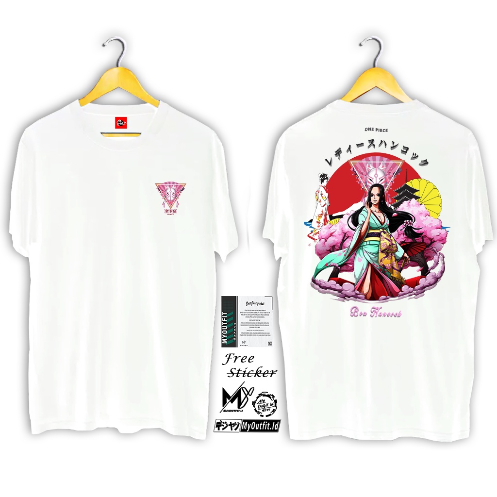 My Outfit.Id Kaos One Piece Beautiful Queen Pirates Shichibukai Kaizoku Jotei Boa Hankokku Original 