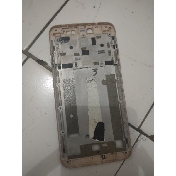 FRAME TATAKAN LCD COOLPAD R108 GOLD ORIGINAL COPOTAN