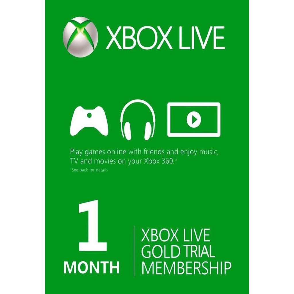 Xbox Live Gold 1 3 12 Month Membership Global Shopee Indonesia - 10000 robux for xbox xbox one digital