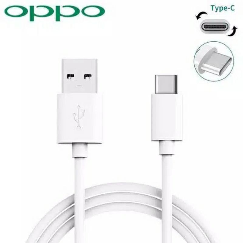 kabel Oppo VOOC micro usb android tipe C kabel data casan android fast charging