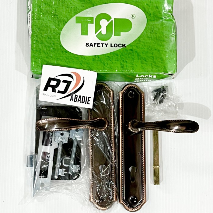 Handle Gagang Kunci Pintu Kecil Model Lama Mortise Door Locks Set TOP