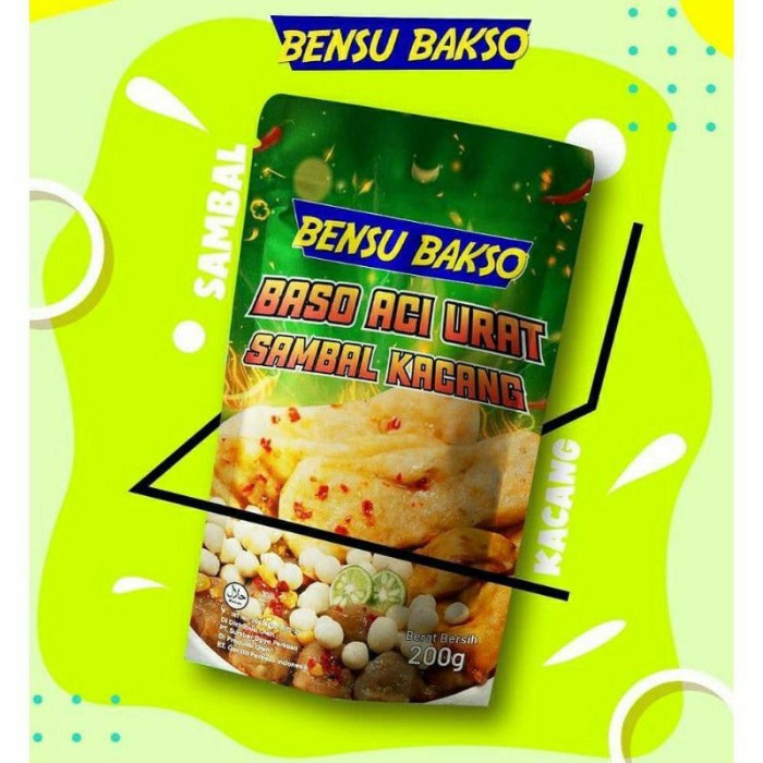 STOK Kacang Bakso READY Bensu Sambal Aci Urat