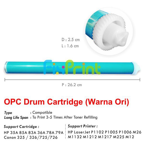 OPC Drum Toner Cartridge HP 35A CB435A 85A CE285A CB436A 78A CE278A 83A Printer P1005 P1102 LBP6030