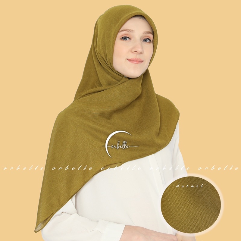 JAHIT TEPI!! CORNSKIN PREMIUM / HIJAB SEGI EMPAT SERAT KULIT JAGUNG