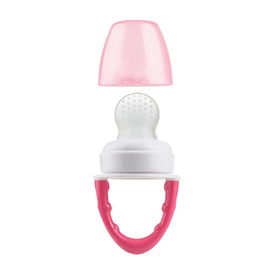 Dr. Brown's Fresh Firsts Silicone Feeder Pink Merah Muda