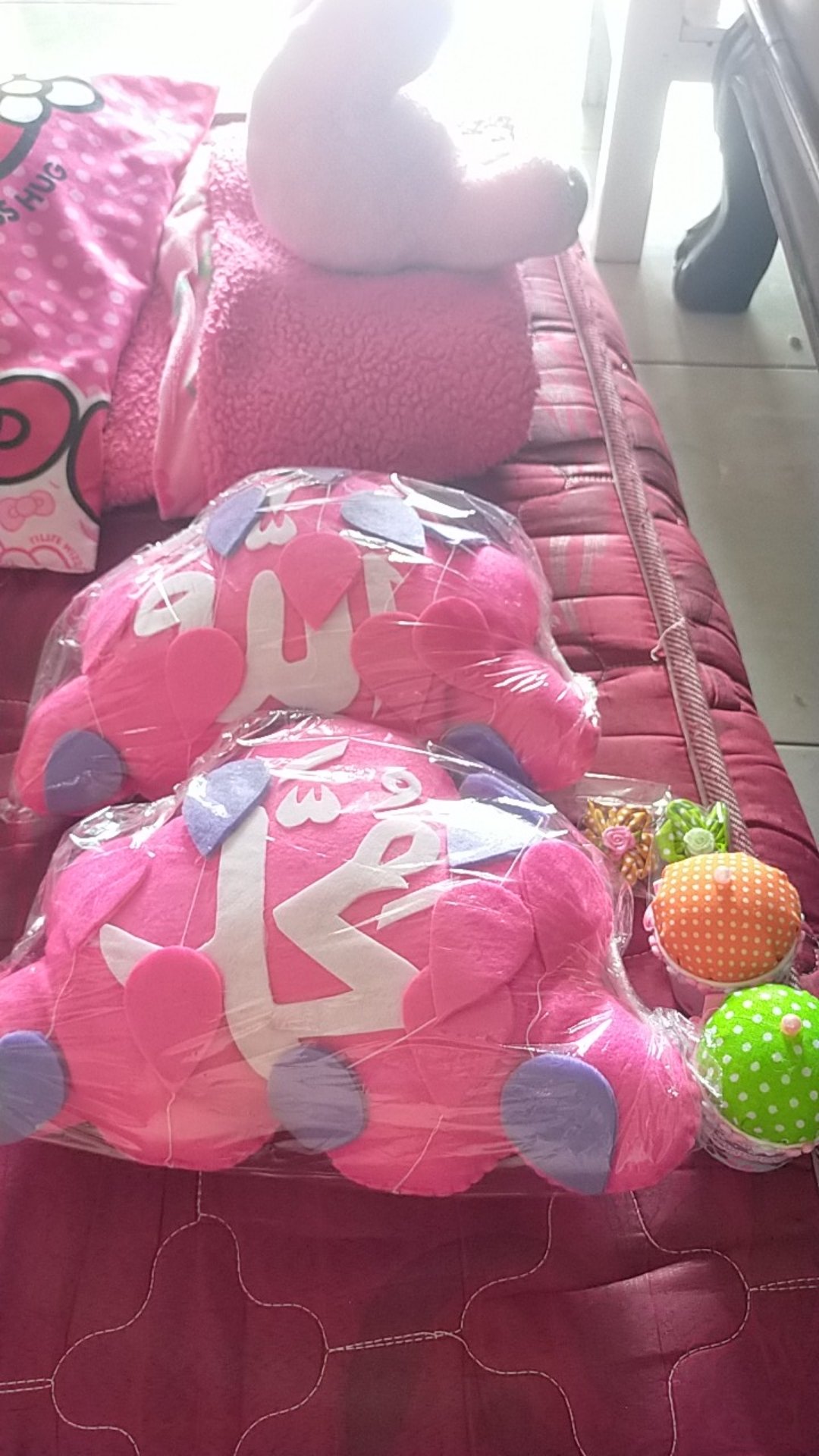 Gantungan Awan Kaligrafi Allah Muhammad Flanel