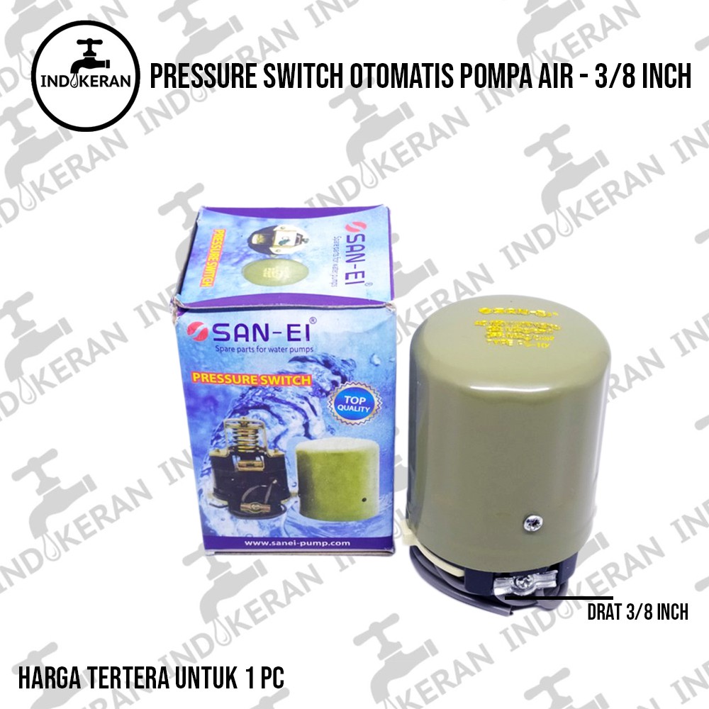 INDOKERAN - Pressure Switch Otomatis Pompa Air - 3/8 Inch