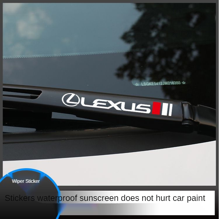 Stiker Penghapus Wiper Untuk Lexus Ct Es Is Gs Ls Lx Rx Ux Nx Ct200H Es200 Es300 Is250 Is300 Rx200