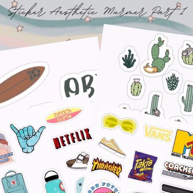

STICKER AESTHETIC MURMER PART 1