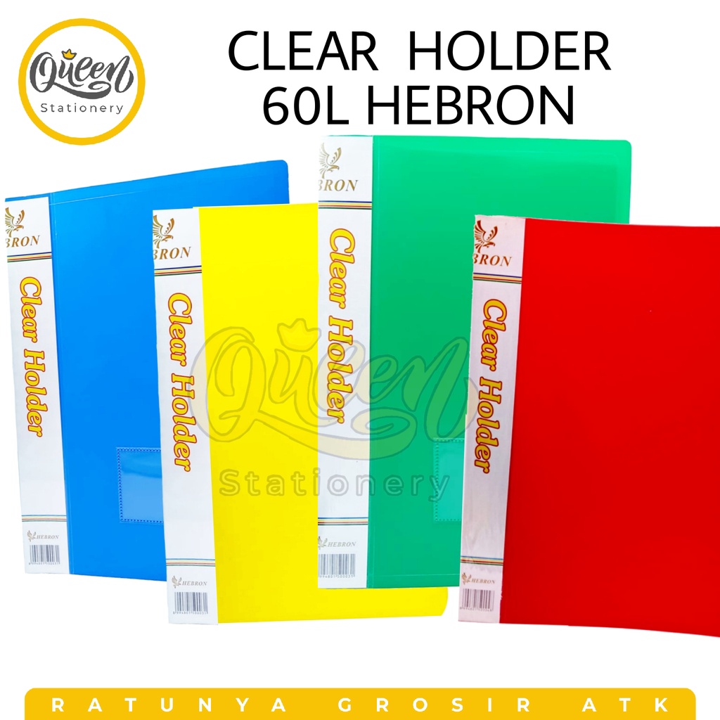 

CLEAR HOLDER 60L (60 LEMBAR) HEBRON / TEMBAT DOKUMEN / TEMPAT PENYIMPANAN DOKUMEN