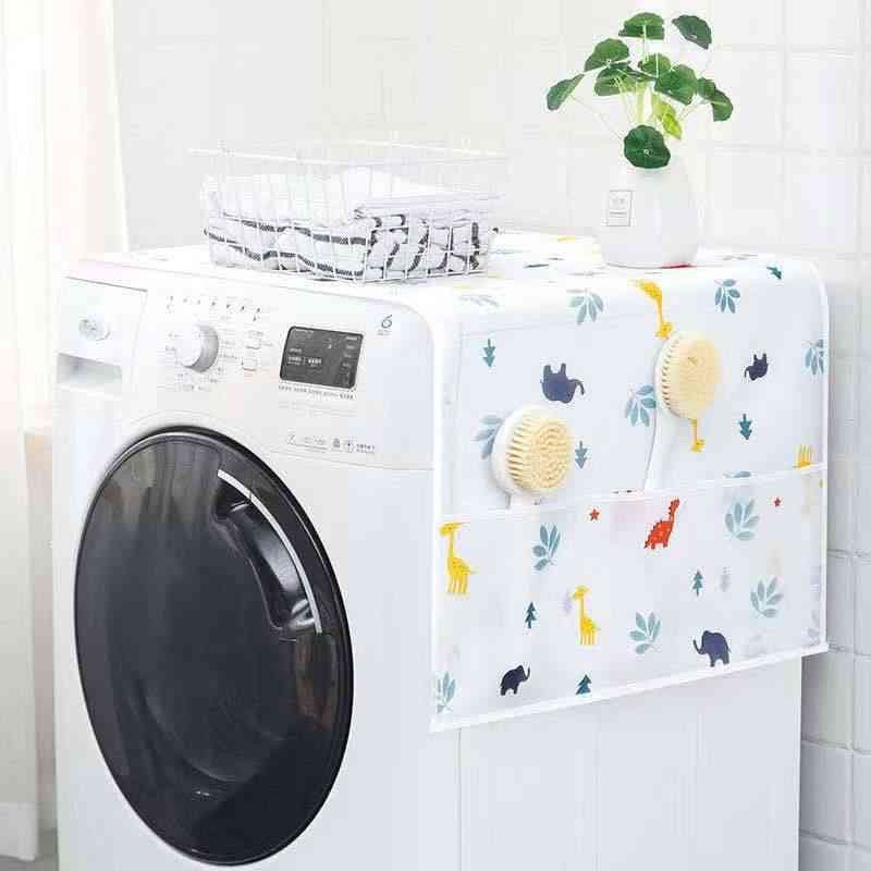 Taplak Kulkas Mesin Cuci Penutup Sarung Cover Alas Kantong Storage Sarungan Tutup Waterproof