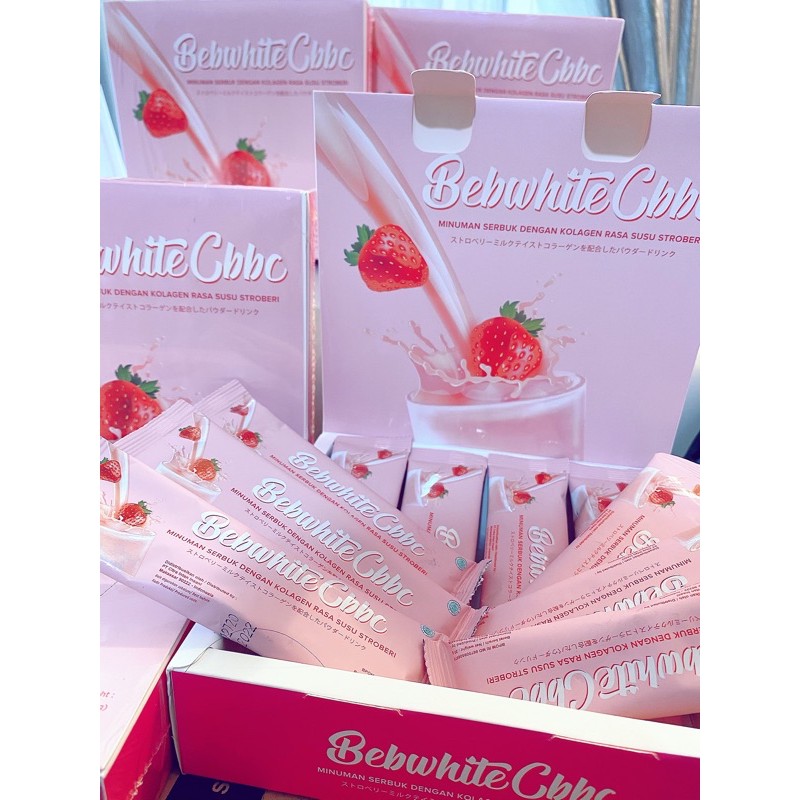 (BISA COD) DRINK COLLAGEN SATUAN BEBWHITE C BPOM & HALAL MUI