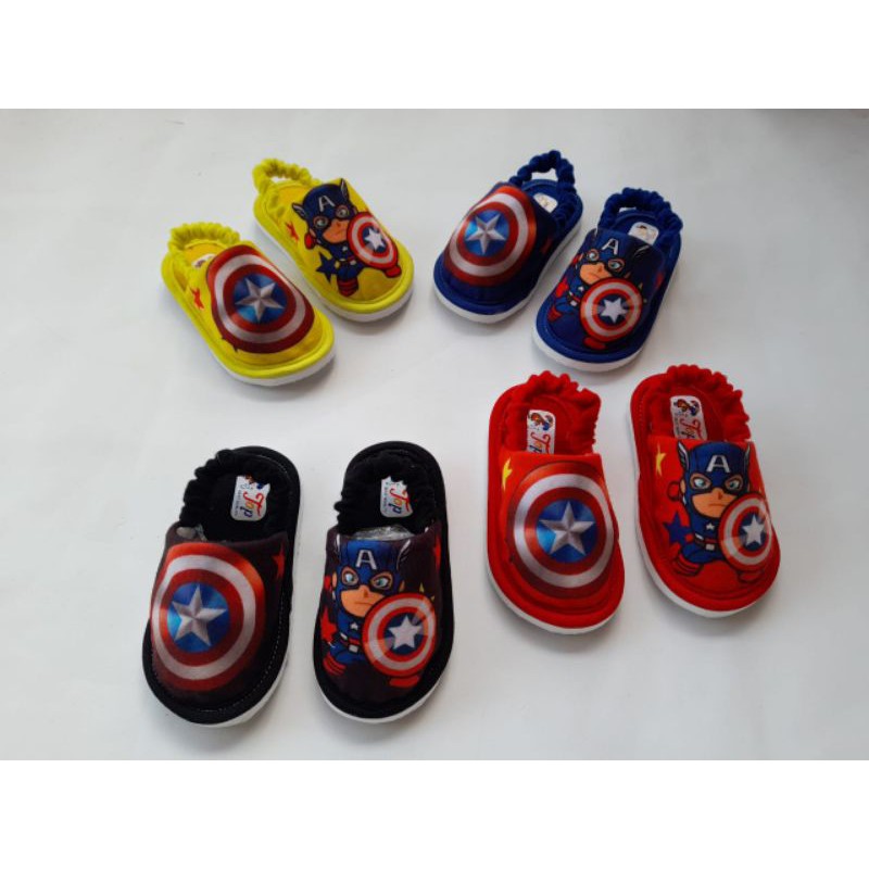 sandal baby BAPAU tali belakang SUPER HERO terbaru