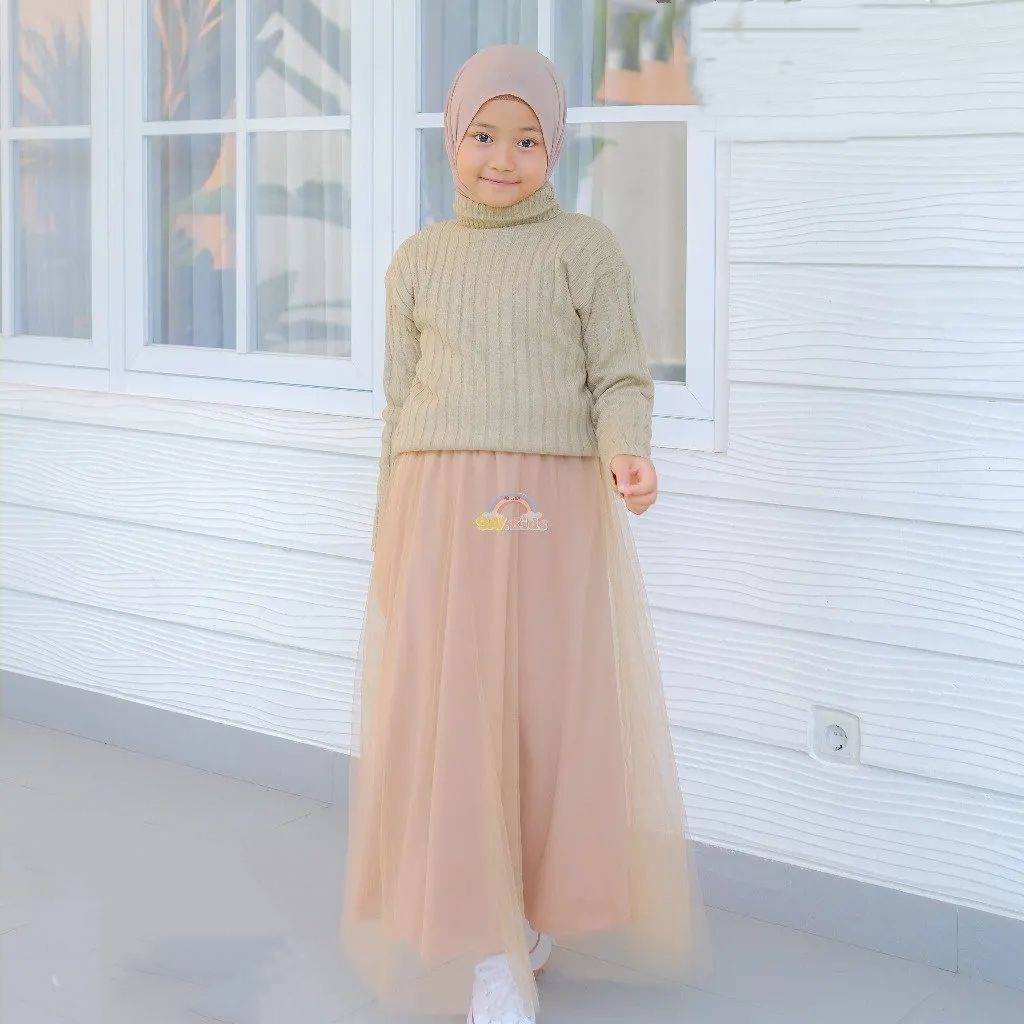 Ariana - Rok Tutu Anak Prempuan tanggung Rok Tile Premium