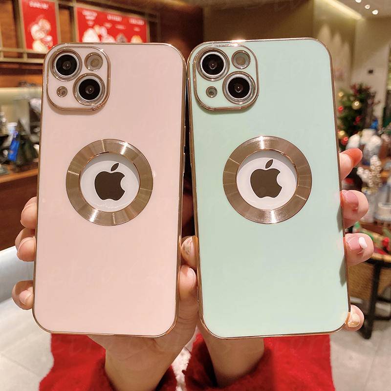 Soft Case Silikon Transparan Frame Electroplating Untuk iPhone X XS Max XR 7 8 Plus SE 2020 2022 SE3