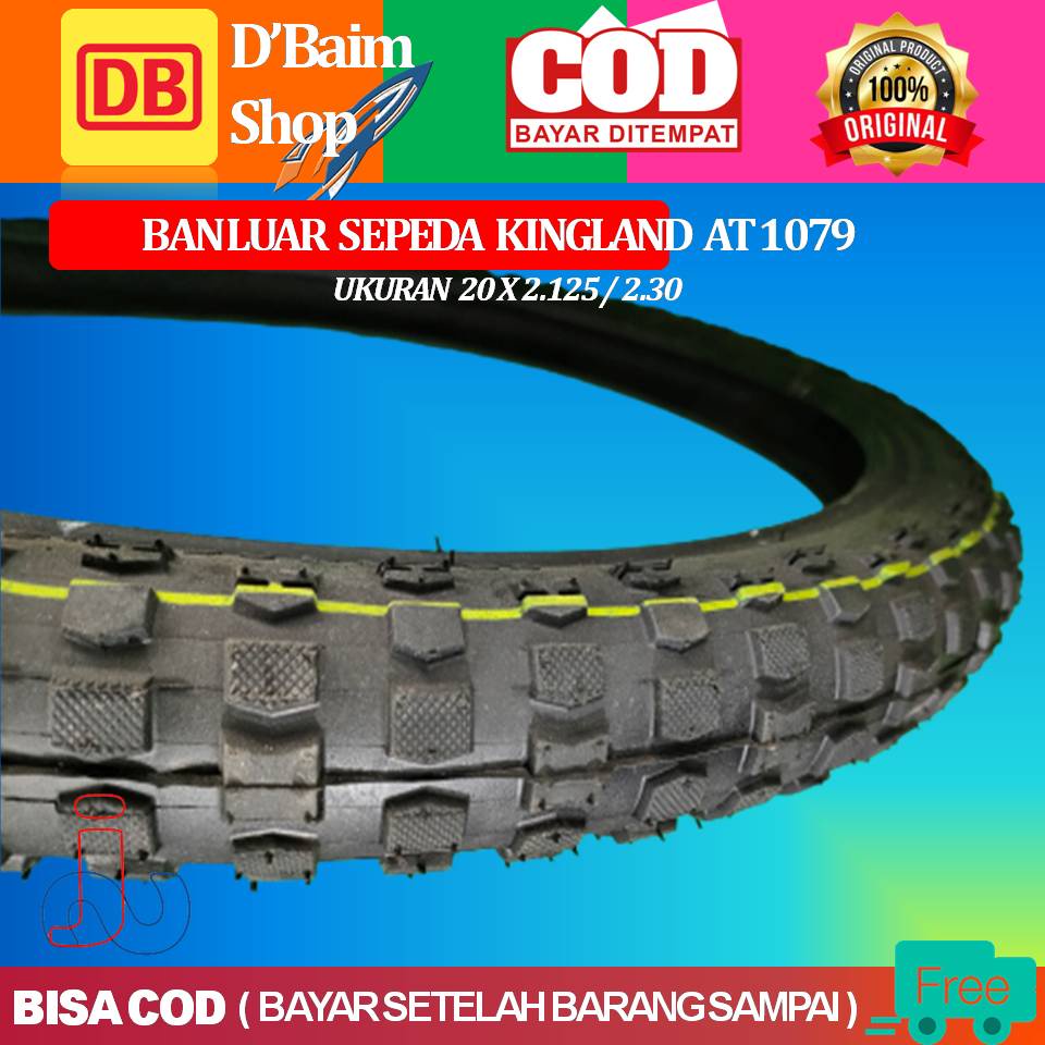 Ban Luar Sepeda BMX kingLand AT109 Ban Luar Sepeda BMX 20 Inch