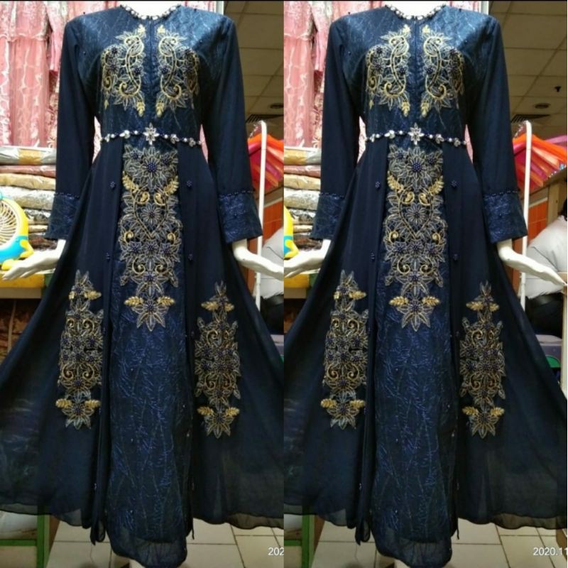 GAMIS BROKAT TILE BORDIR_ GAMIS TERBARU_ GAMIS MUSLIM_ GAMIS PAYET_ GAMIS PESTA