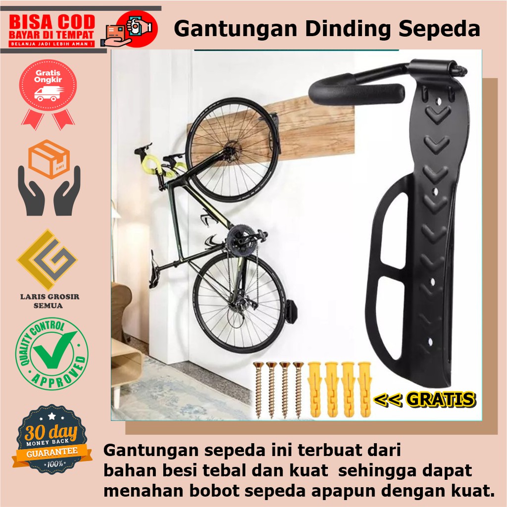 Gantungan Dinding Sepeda Bike Wall Hook Hanger STAND JAGANG TEMBOK RACK RAK