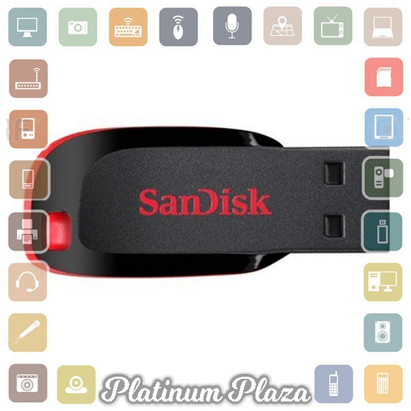 SanDisk Cruzer Blade USB Flash Drive 16GB (SDCZ50-016G-E11)`60WZCN-