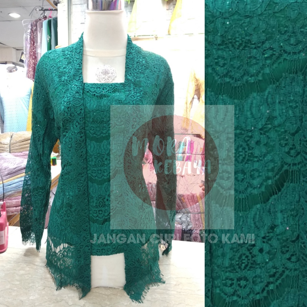 kutu baru pjg_Kutubaru_kebaya_kebaya wisuda_kebaya couple_kebaya kondangan_kebaya wisuda modern-Hijau botol