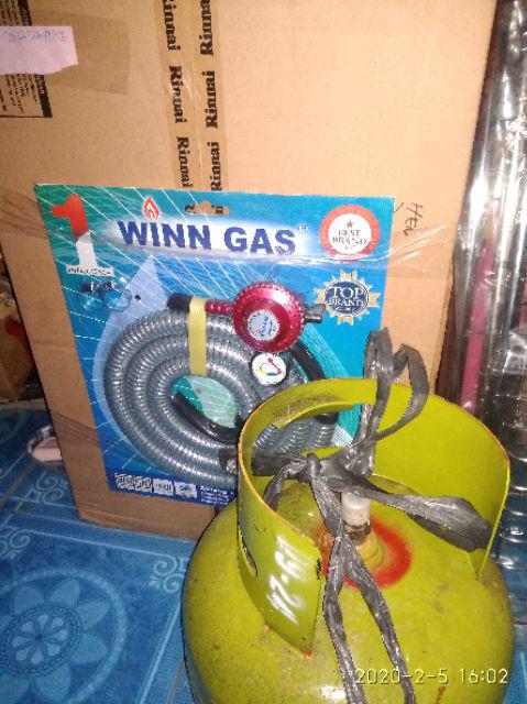 Kompor Rinnai Ri-302s+tabung Gas 3kg+isi Full+selang Paket Win